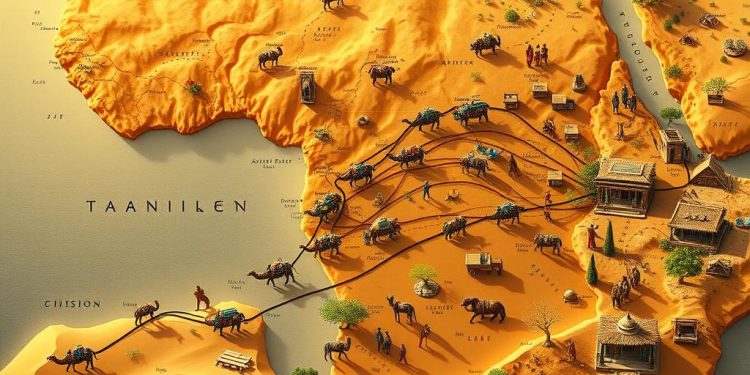 Historic Trade Routes That Connected Africa to the World African Heritage & History historic African trade routes